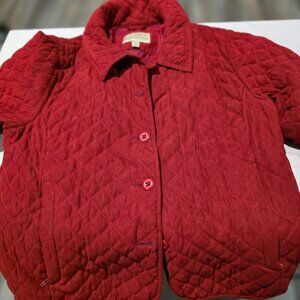 Women's Lined Cabela's Soft Shell Quilted Coat Size Medium